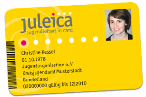 Juleica-Ausweis für Jugendleiterinnen und Jugendleiter