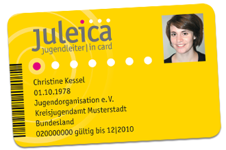 Juleica-Ausweis für Jugendleiterinnen und Jugendleiter